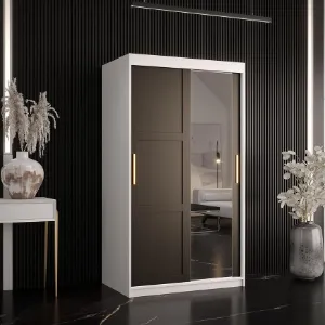 Obrazek Szafa Amiro 2 100 biały/czarny