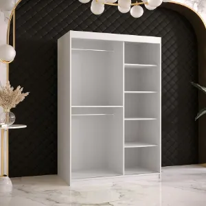 Obrazek Szafa Amiro 2 120 biały/czarny