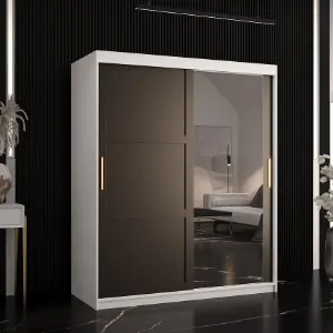 Obrazek Szafa Amiro 2 150 biały/czarny