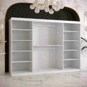 Obrazek Szafa Amiro 2 250 biały/czarny