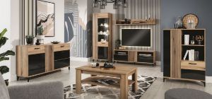 Obrazek Szafa dwudrzwiowa z szufladami Aris AS10