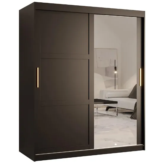 Obrazek Szafa Amiro 2 150 czarny/czarny