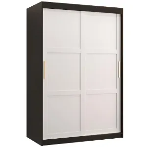 Obrazek Szafa Amiro 1 120 czarny/biały