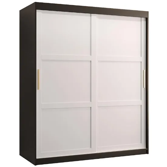 Obrazek Szafa Amiro 1 150 czarny/biały