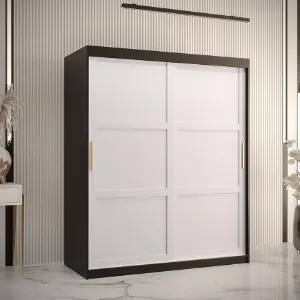 Obrazek Szafa Amiro 1 150 czarny/biały
