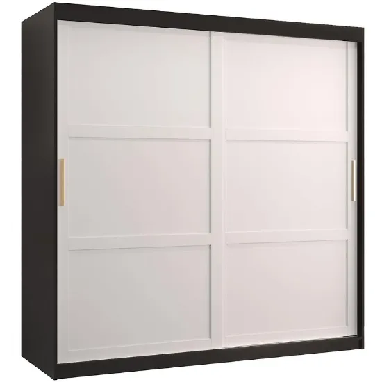 Obrazek Szafa Amiro 1 180 czarny/biały