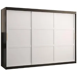 Obrazek Szafa Amiro 1 250 czarny/biały