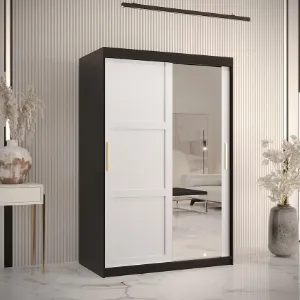 Obrazek Szafa Amiro 2 120 czarny/biały