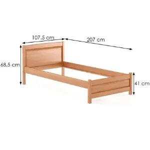 Obrazek Łóżko sosna LK125–100x200 kol olcha