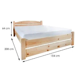 Obrazek Łóżko T2 140 sosna naturalna