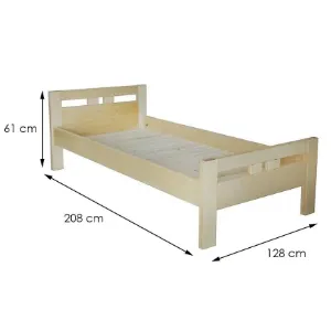 Obrazek Łóżko Prezydent 120x200 Drewno Olcha Naturalna