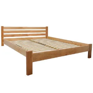 Obrazek Łóżko Ewa 160 drewno olcha naturalna