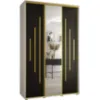 Obrazek Szafa 45 Canaris 13 170 biały/czarny/gold