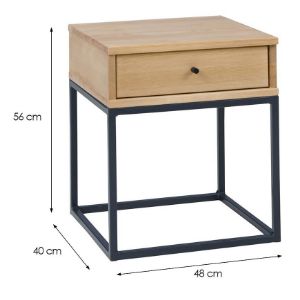 Obrazek Szafka nocna Logan sosna bejca dąb