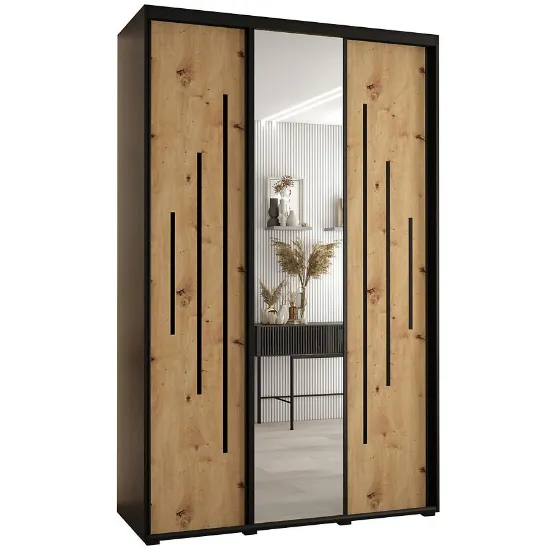 Obrazek Szafa 45 Canaris 13 160 czarny/artisan/czarny