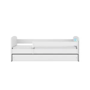 Obrazek Łóżko Dziecięce Babydreams+Sz+M Biały 70x140 Miś Niebieski