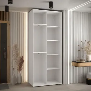 Obrazek Szafa 45 Canaris 3 110 biały/czarny/gold