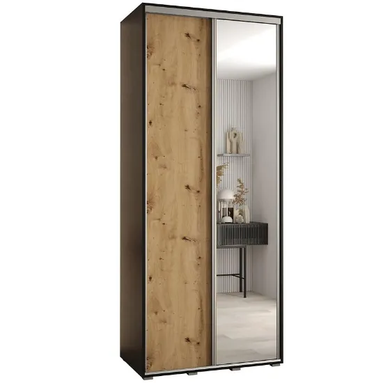 Obrazek Szafa 45 Canaris 3 110 czarny/artisan/silver