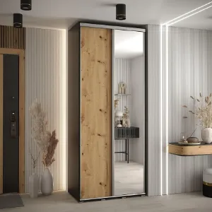 Obrazek Szafa 45 Canaris 3 110 czarny/artisan/silver