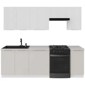 Obrazek Kuchnia Tuluza/Nicea 240 cm bez blatu, wersja B