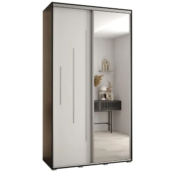 Obrazek Szafa 45 Canaris 13 130 czarny/biały/silver