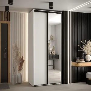 Obrazek Szafa 45 Canaris 3 120 biały/czarny