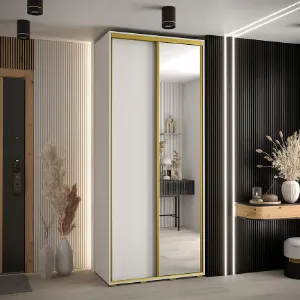 Obrazek Szafa 45 Canaris 3 120 biały/gold