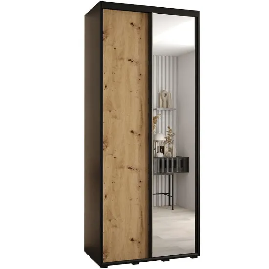 Obrazek Szafa 45 Canaris 3 120 czarny/artisan/czarny