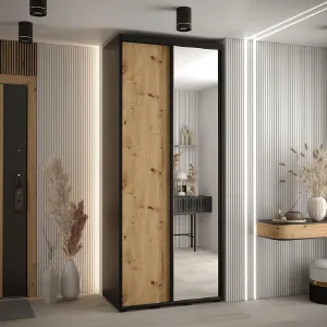 Obrazek Szafa 45 Canaris 3 120 czarny/artisan/czarny