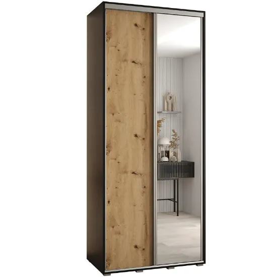 Obrazek Szafa 45 Canaris 3 120 czarny/artisan/silver