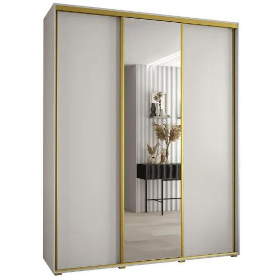 Obrazek Szafa 45 Canaris 3 190 biały/gold