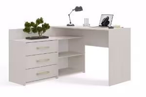 Obrazek Biurko narożne z komodą Dana kaszmir