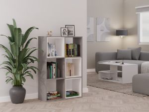 Obrazek Regał Carl 2 glina