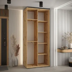 Obrazek Szafa 45 Canaris 3 130 artisan/czarny/silver