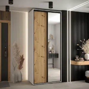 Obrazek Szafa 45 Canaris 3 130 biały/artisan/czarny