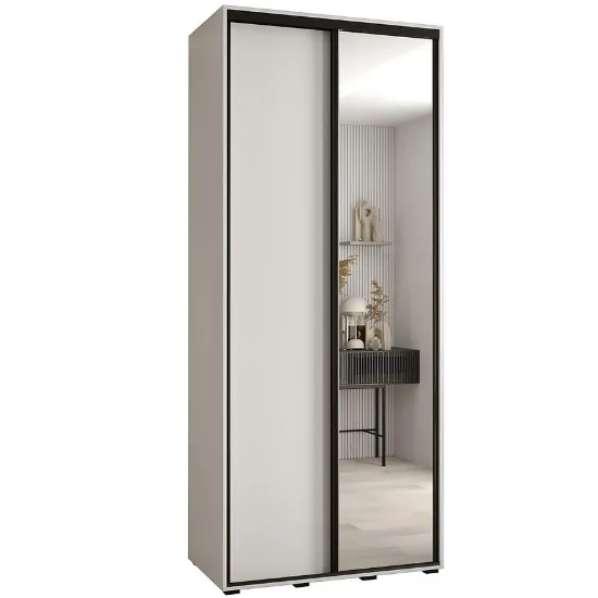 Obrazek Szafa 45 Canaris 3 130 biały/czarny