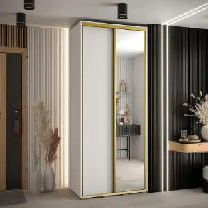 Obrazek Szafa 45 Canaris 3 130 biały/gold