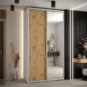 Obrazek Szafa 45 Canaris 3 140 biały/artisan/silver