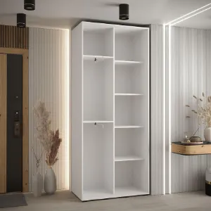 Obrazek Szafa 45 Canaris 3 140 biały/czarny/gold