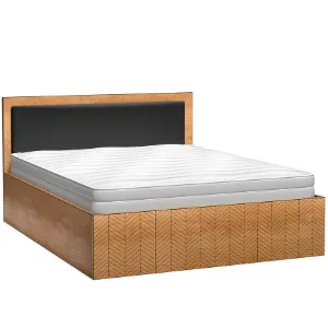 Obrazek Łóżko 140x200 Fonti F12 dąb karmel