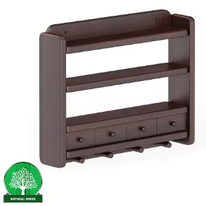 Obrazek Półka Sosna PK118-50x40x10 orzech