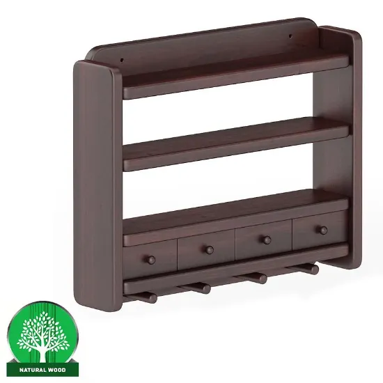 Obrazek Półka Sosna PK118-50x40x10 orzech