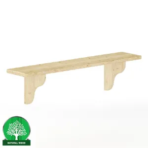 Obrazek Półka Sosna PK120-100x25x20 surowy