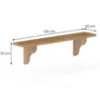 Obrazek Półka Sosna PK120-100x25x20 dąb