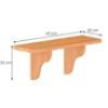 Obrazek Półka Sosna PK122-60x25x20 olcha