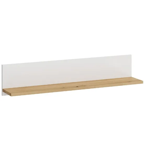 Obrazek Półka Avila AILP01 biały/dąb artisan