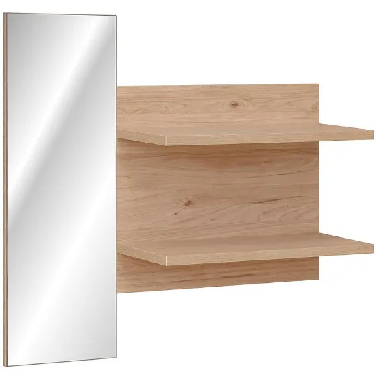 Obrazek Półka Pedro + Lustro HJZ PD TYP E hickory jackson/czarny