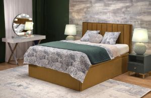 Obrazek Łóżko Lonza 160 musztardowy