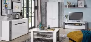 Obrazek Komoda dwudrzwiowa z szufladami Brando B03