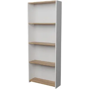 Obrazek Regał FD-5LCBBS-021 biały/naturalny